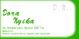 dora nyika business card